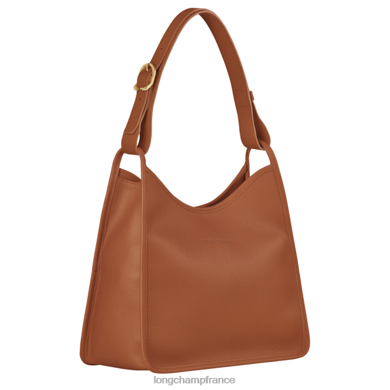 caramel femmes sac hobo le foulonne Sacs Longchamp Z6ZTP389