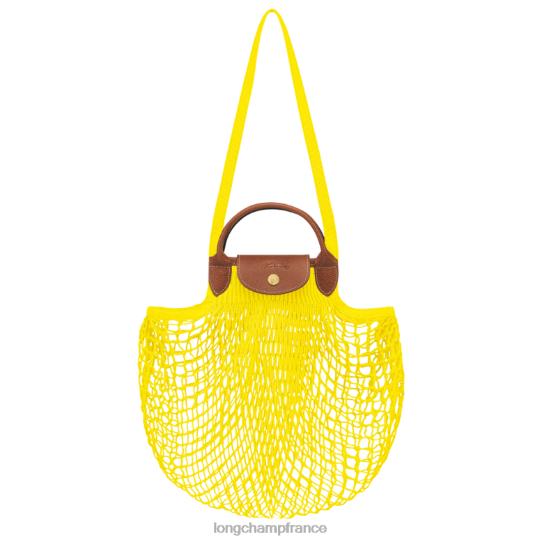 citron femmes sac en filet le pliage Sacs Longchamp Z6ZTP2