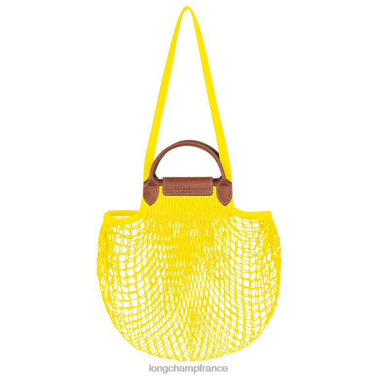 citron femmes sac en filet le pliage Sacs Longchamp Z6ZTP2