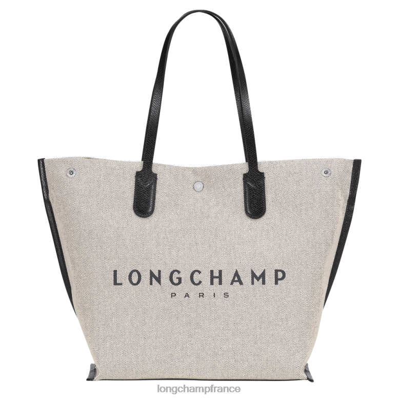 écru femmes sac cabas roseau Sacs Longchamp Z6ZTP381