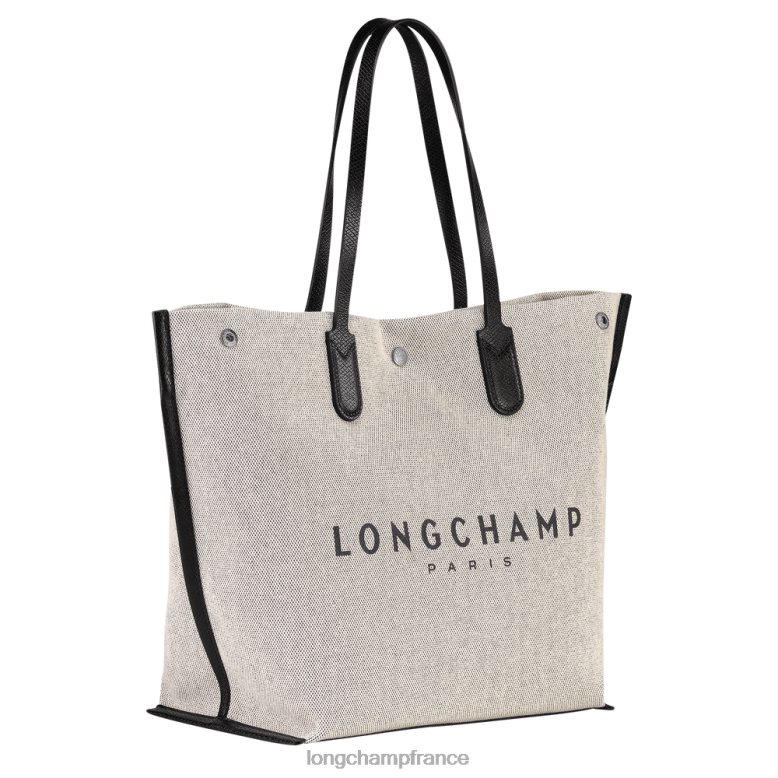 écru femmes sac cabas roseau Sacs Longchamp Z6ZTP381