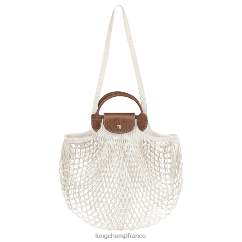 écru femmes sac en filet le pliage Sacs Longchamp Z6ZTP66