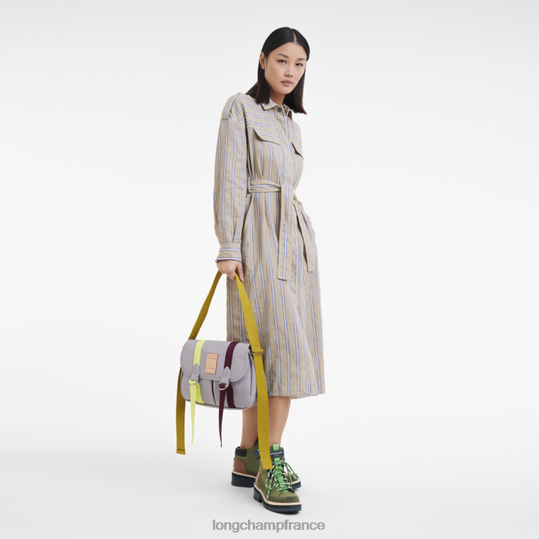 gris femmes le pliage re-play sac bandoulière Sacs Longchamp Z6ZTP206