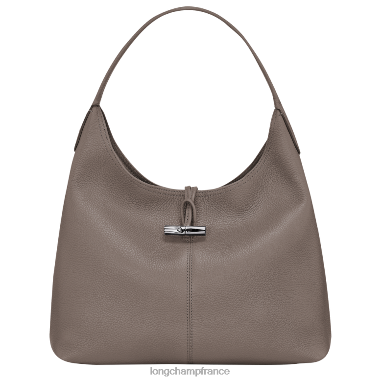 gris femmes sac hobo essentiel roseau Sacs Longchamp Z6ZTP358