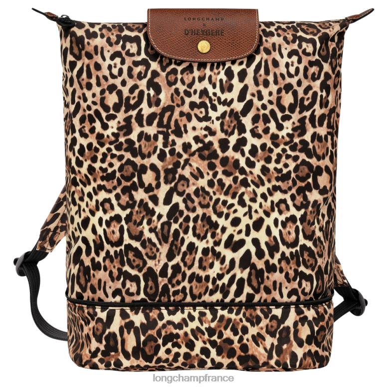 imprimé panthère femmes sac à bandoulière/sac à dos Sacs Longchamp X D'heygere Z6ZTP322