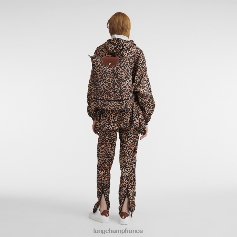imprimé panthère femmes sac à bandoulière/sac à dos Sacs Longchamp X D'heygere Z6ZTP322