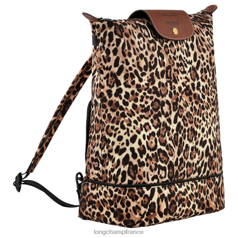 imprimé panthère femmes sac à bandoulière/sac à dos Sacs Longchamp X D'heygere Z6ZTP322