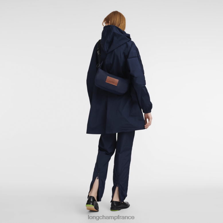 marine femmes sac à bandoulière/sac à dos Sacs Longchamp X D'heygere Z6ZTP326