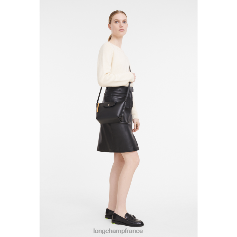 noir femmes sac à bandoulière city le pliage Sacs Longchamp Z6ZTP223