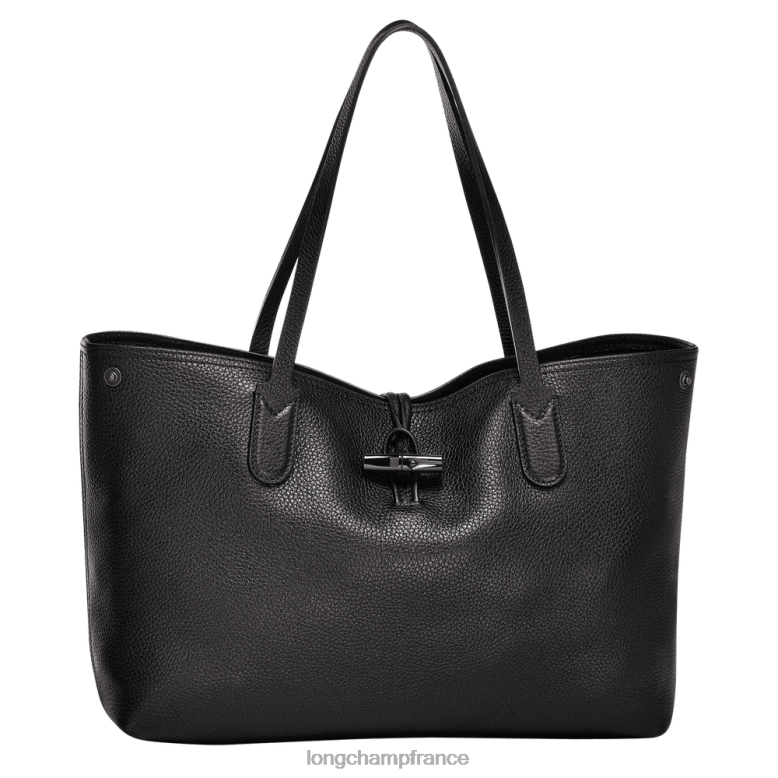 noir femmes sac cabas essentiel roseau Sacs Longchamp Z6ZTP360