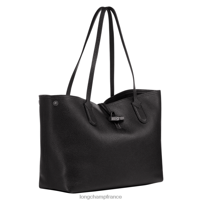 noir femmes sac cabas essentiel roseau Sacs Longchamp Z6ZTP360