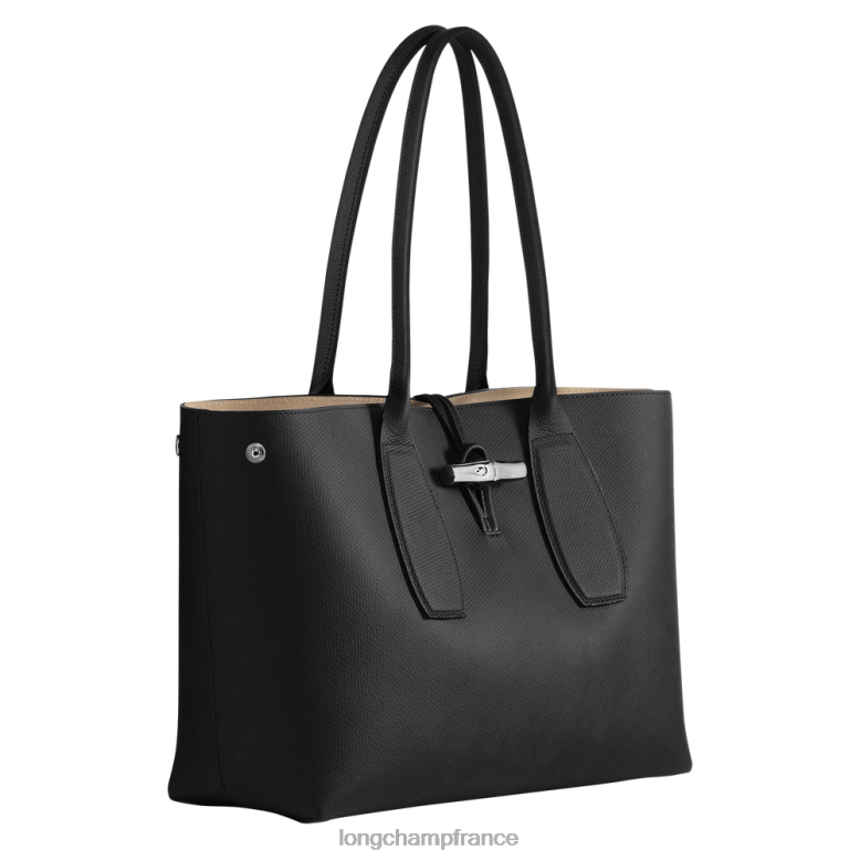 noir femmes sac cabas roseau Sacs Longchamp Z6ZTP368