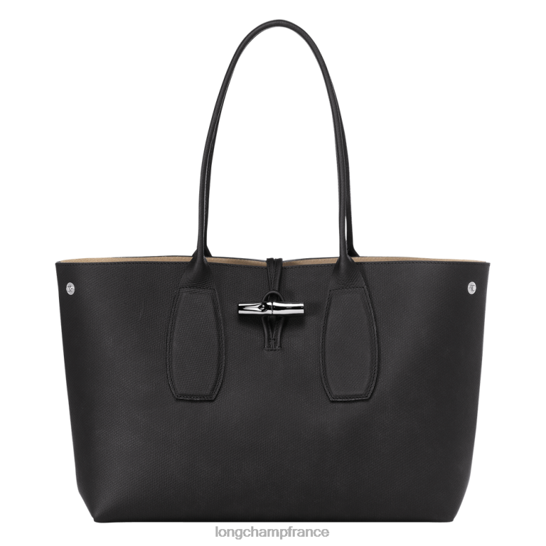 noir femmes sac cabas roseau Sacs Longchamp Z6ZTP368