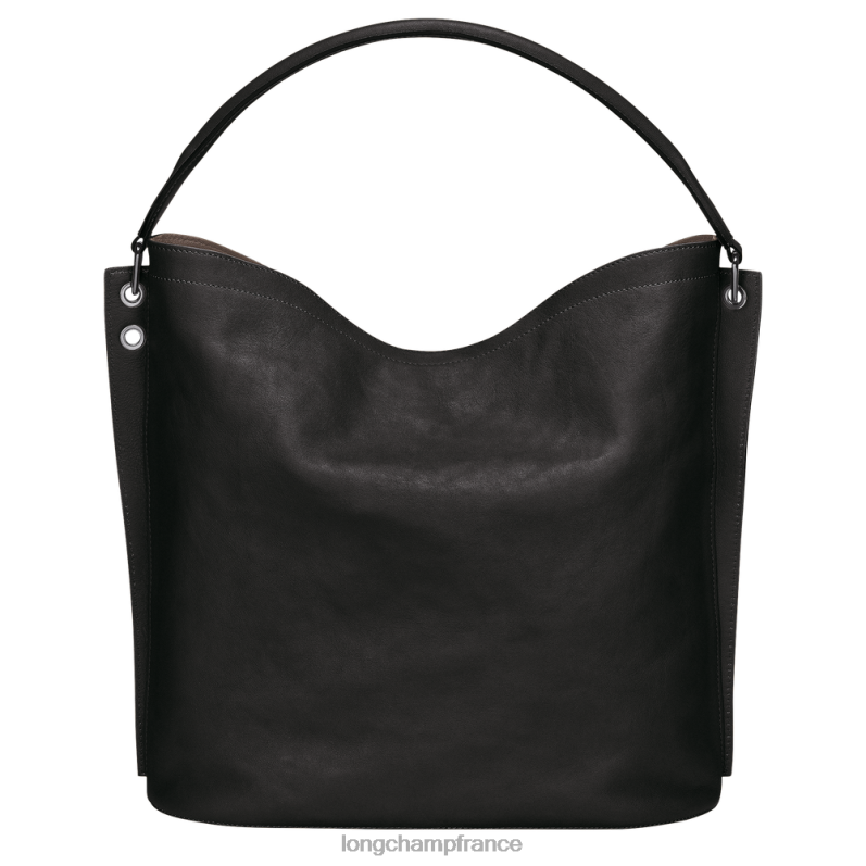 noir femmes sac hobo 3d Sacs Longchamp Z6ZTP398
