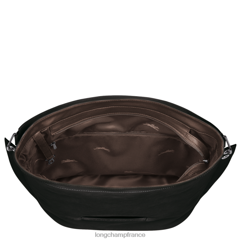 noir femmes sac hobo 3d Sacs Longchamp Z6ZTP398