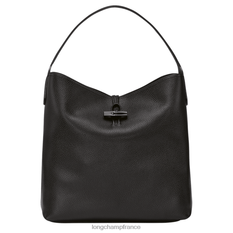 noir femmes sac hobo essentiel roseau Sacs Longchamp Z6ZTP356