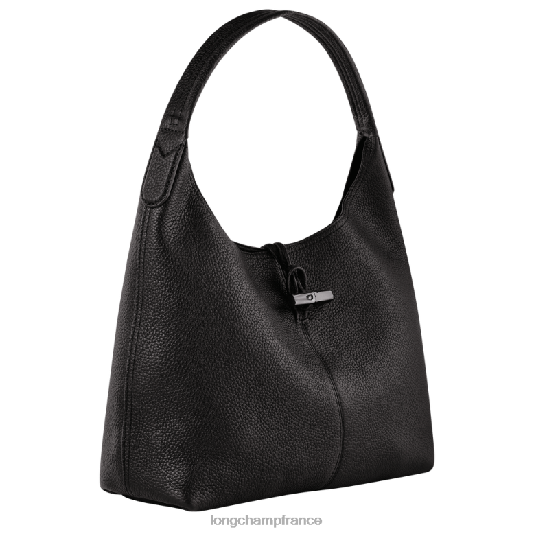 noir femmes sac hobo essentiel roseau Sacs Longchamp Z6ZTP357