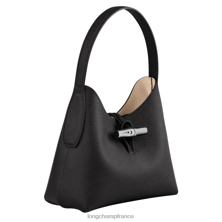 noir femmes sac hobo roseau Sacs Longchamp Z6ZTP371