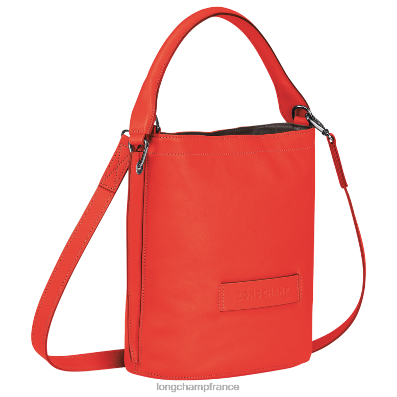 orange femmes sac à bandoulière 3D Sacs Longchamp Z6ZTP315