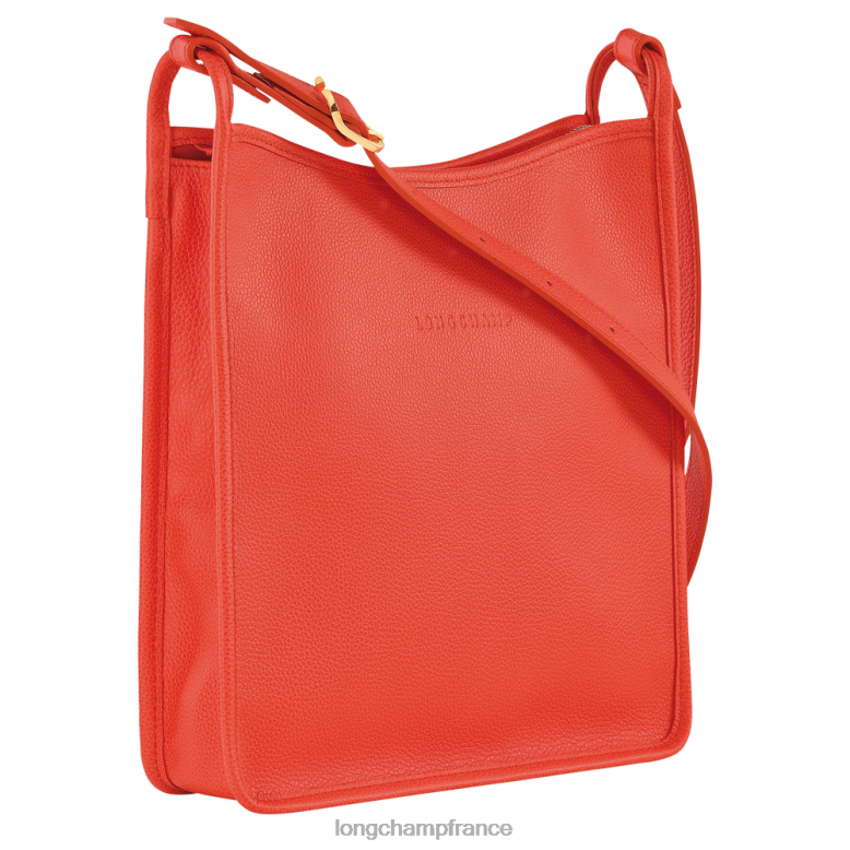 orange femmes sac bandoulière le foulonne Sacs Longchamp Z6ZTP26