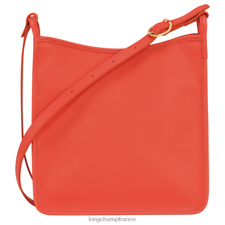 orange femmes sac bandoulière le foulonne Sacs Longchamp Z6ZTP26