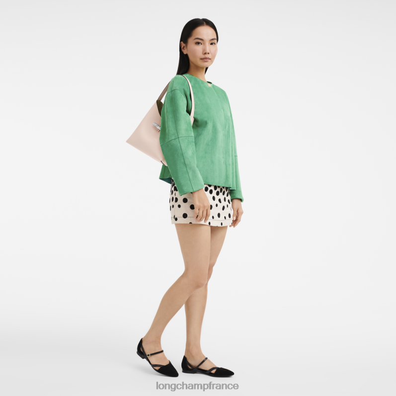 rose pâle femmes sac hobo roseau Sacs Longchamp Z6ZTP367