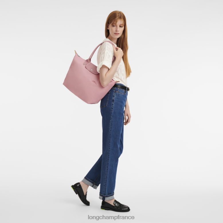 rose pétale femmes sac cabas vert le pliage Sacs Longchamp Z6ZTP408