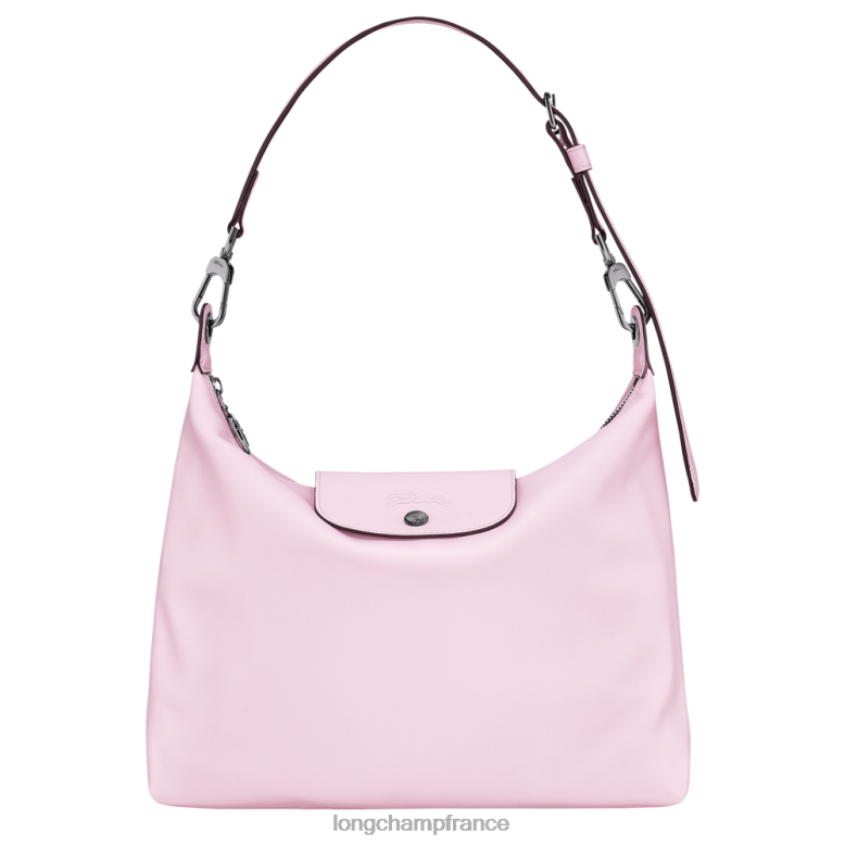 rose pétale femmes sac hobo le pliage xtra Sacs Longchamp Z6ZTP397