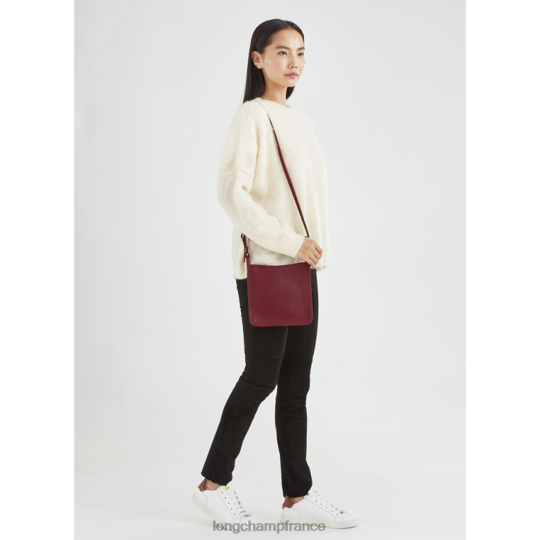 rouge femmes sac bandoulière le foulonne Sacs Longchamp Z6ZTP276