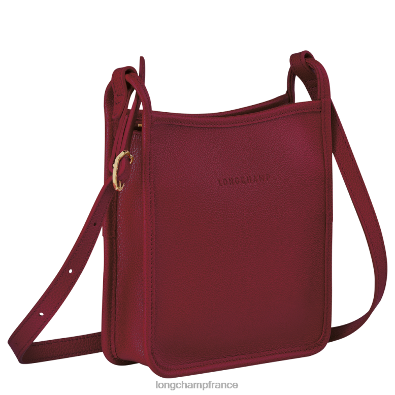 rouge femmes sac bandoulière le foulonne Sacs Longchamp Z6ZTP276