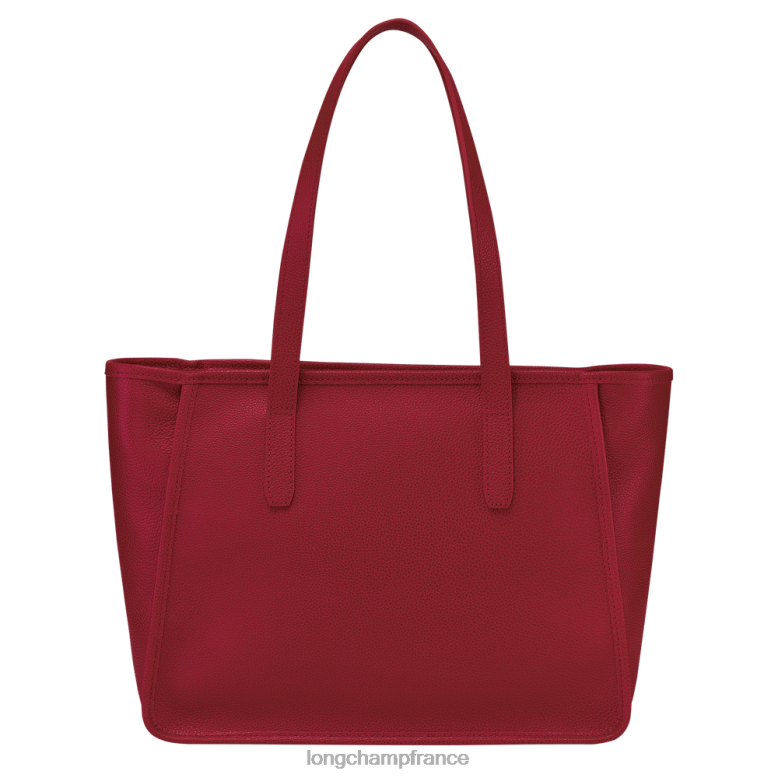 rouge femmes sac cabas le foulonne Sacs Longchamp Z6ZTP386