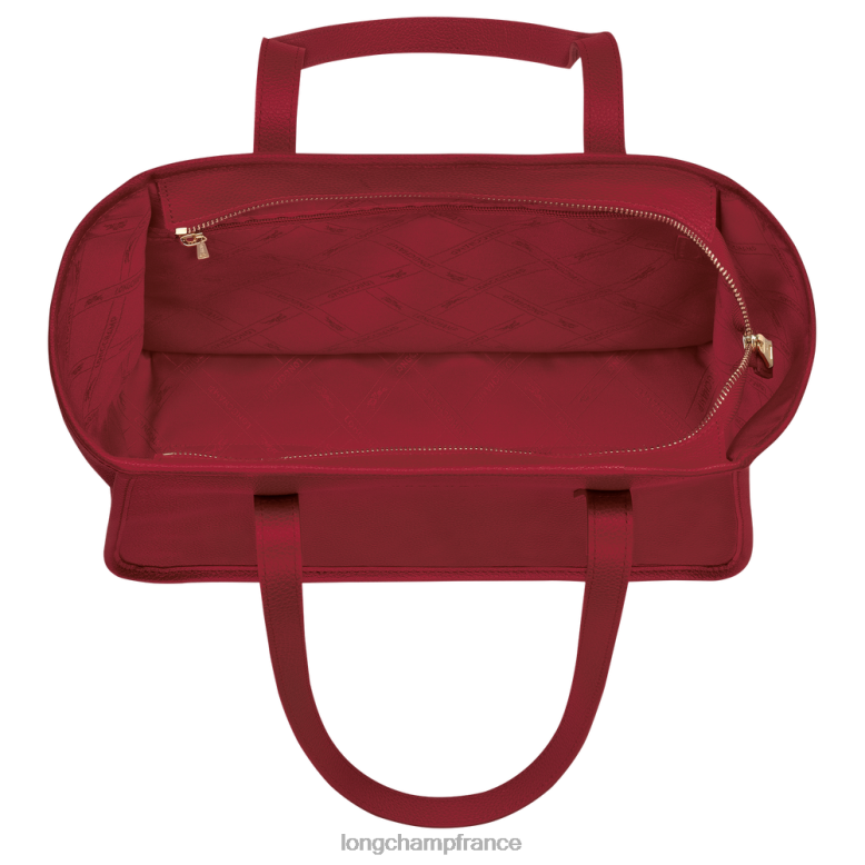 rouge femmes sac cabas le foulonne Sacs Longchamp Z6ZTP386
