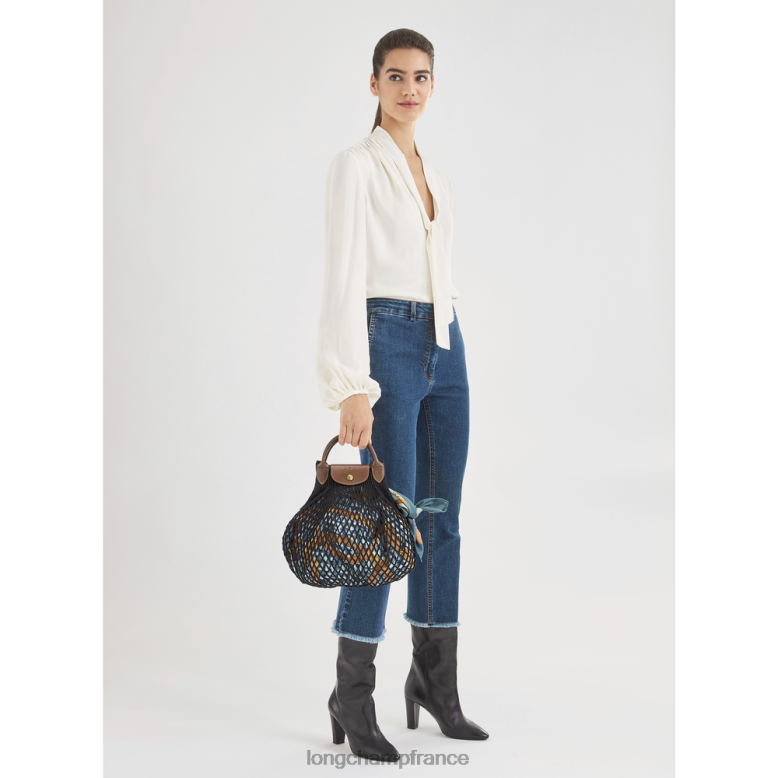 rouge femmes sac en filet le pliage Sacs Longchamp Z6ZTP4