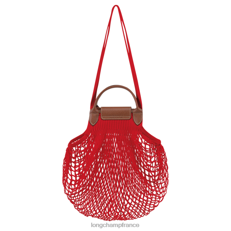 rouge femmes sac en filet le pliage Sacs Longchamp Z6ZTP4