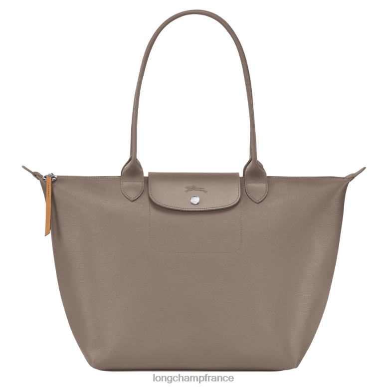 taupe femmes sac cabas le pliage city Sacs Longchamp Z6ZTP349