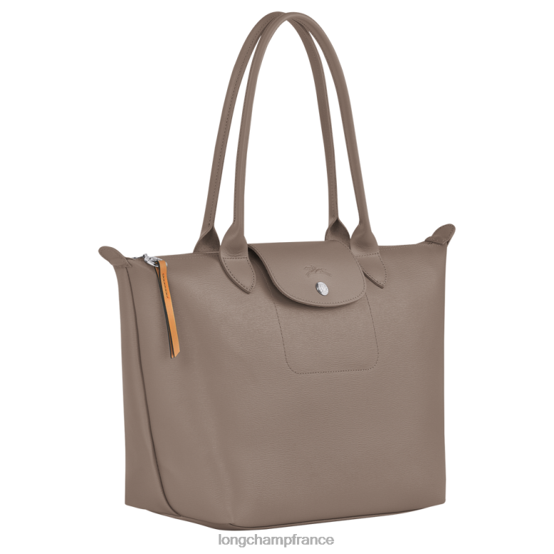 taupe femmes sac cabas le pliage city Sacs Longchamp Z6ZTP353