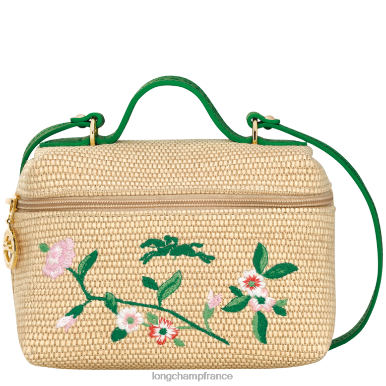 vert femmes le panier pliable vanity Sacs Longchamp Z6ZTP216