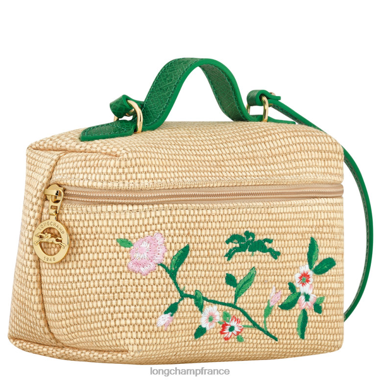 vert femmes le panier pliable vanity Sacs Longchamp Z6ZTP216