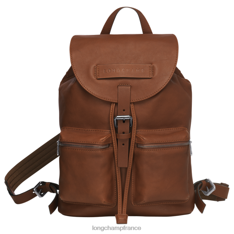 Cognac femmes sac à dos 3D Sacs Longchamp Z6ZTP453
