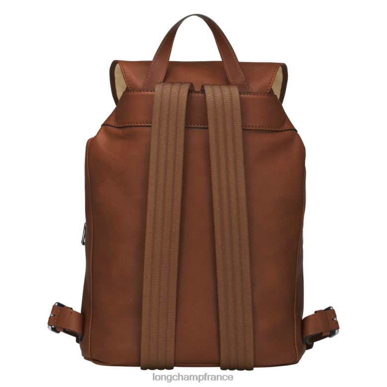 Cognac femmes sac à dos 3D Sacs Longchamp Z6ZTP453