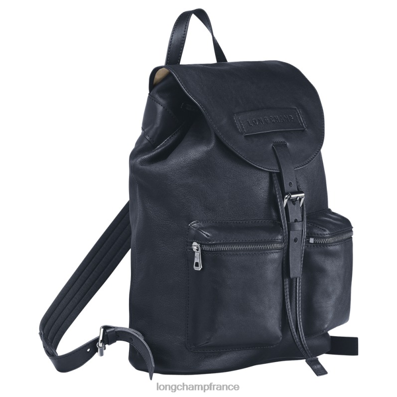 bleu nuit femmes sac à dos 3D Sacs Longchamp Z6ZTP454