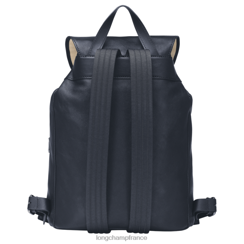 bleu nuit femmes sac à dos 3D Sacs Longchamp Z6ZTP454