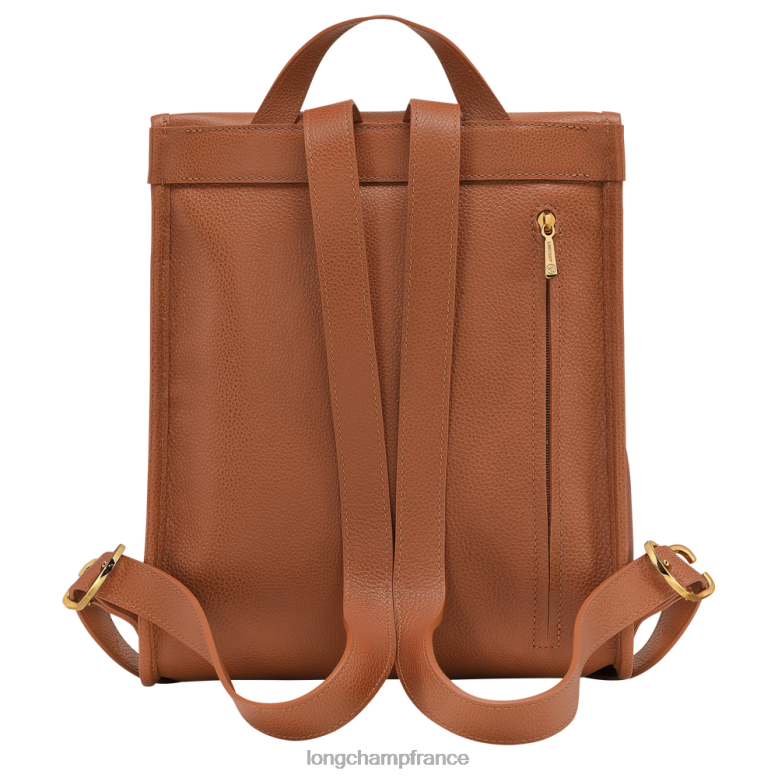 caramel femmes sac à dos le foulonne Sacs Longchamp Z6ZTP427