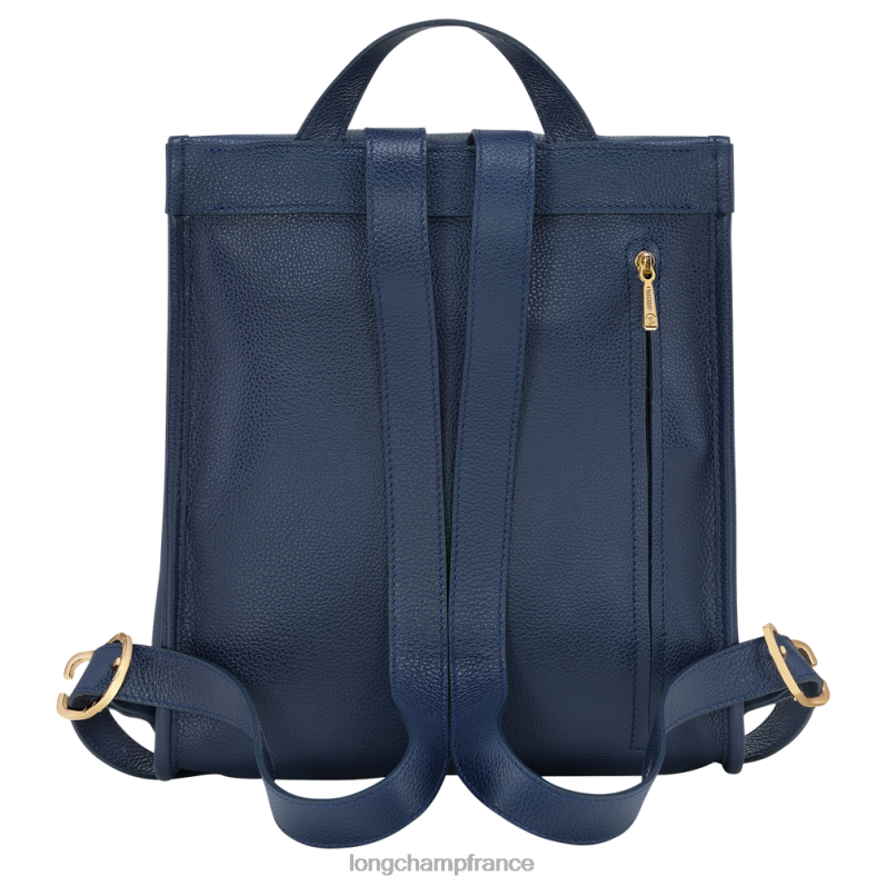 marine femmes sac à dos le foulonne Sacs Longchamp Z6ZTP430