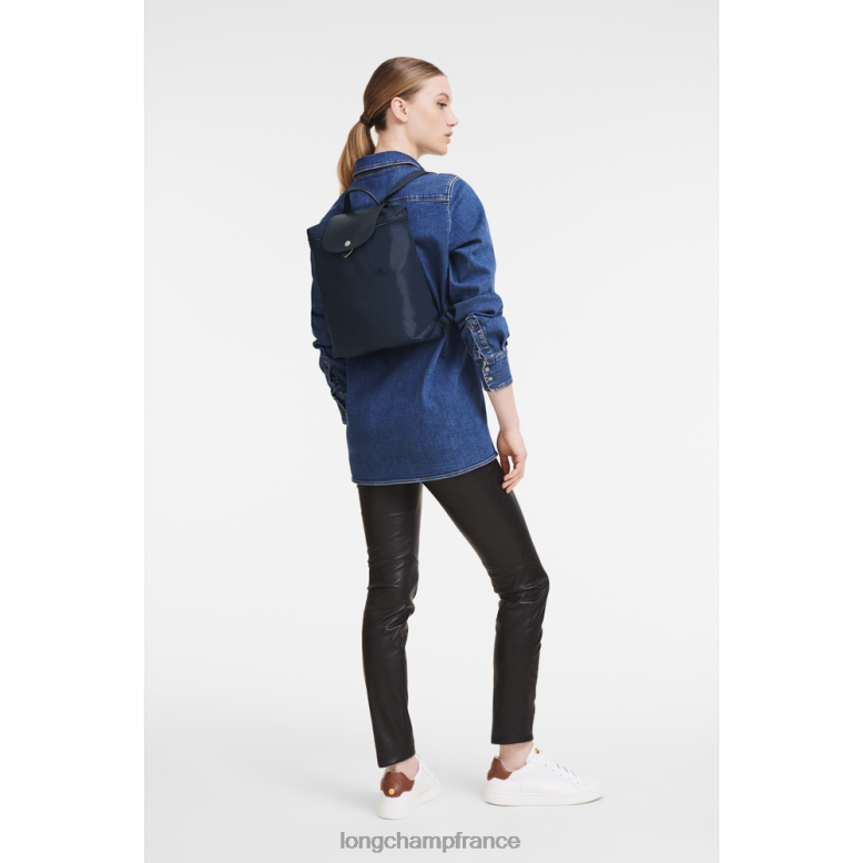 marine femmes sac à dos vert le pliage Sacs Longchamp Z6ZTP438