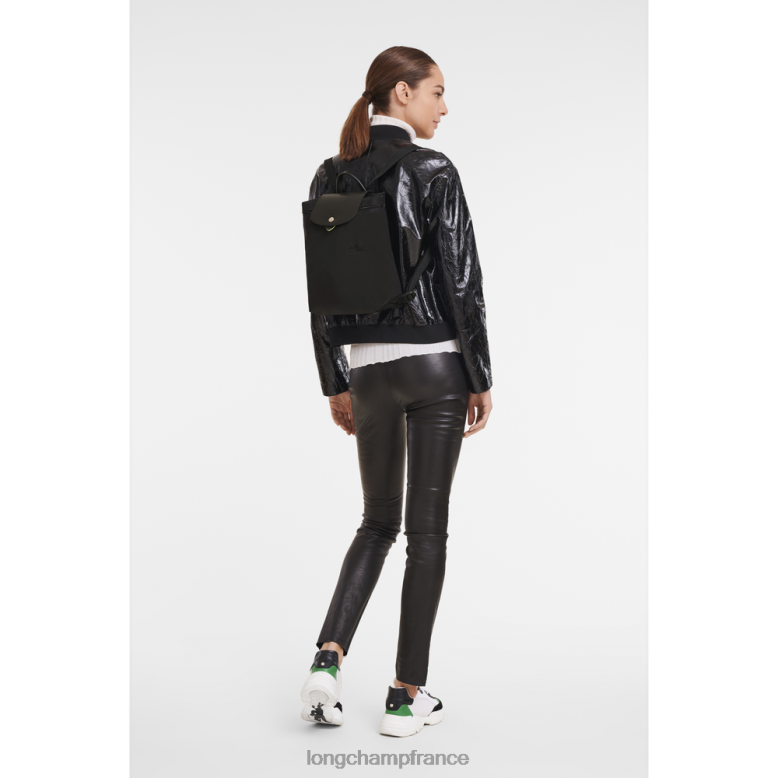 noir femmes sac à dos vert le pliage Sacs Longchamp Z6ZTP434