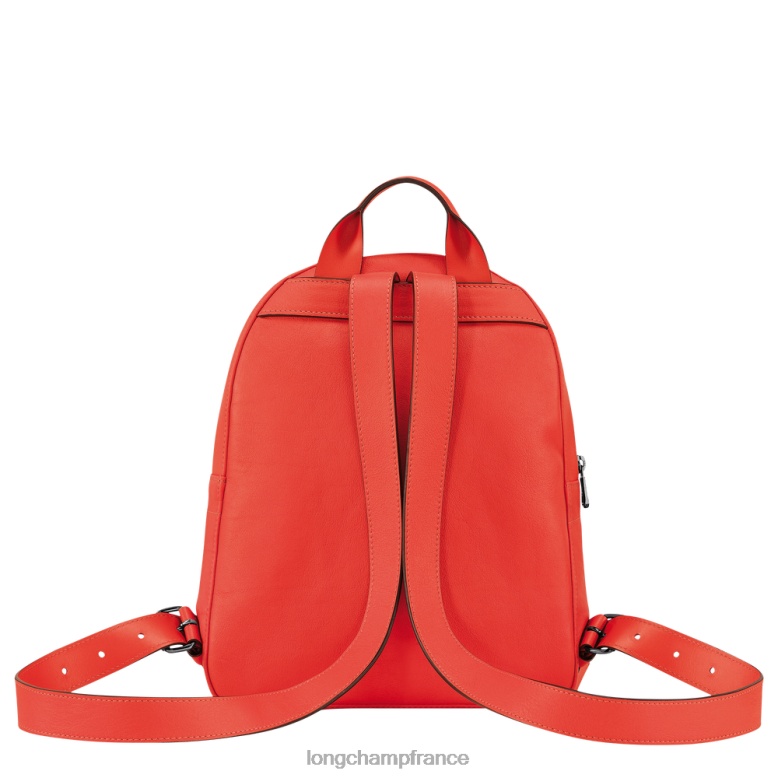 orange femmes sac à dos 3D Sacs Longchamp Z6ZTP433