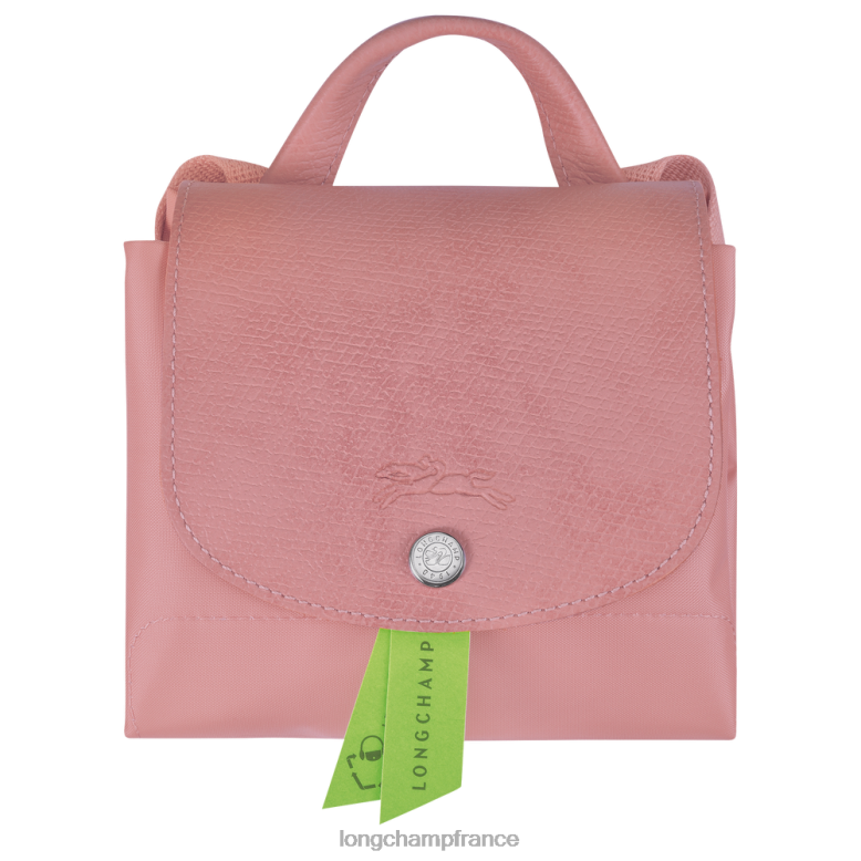 rose pétale femmes sac à dos vert le pliage Sacs Longchamp Z6ZTP440