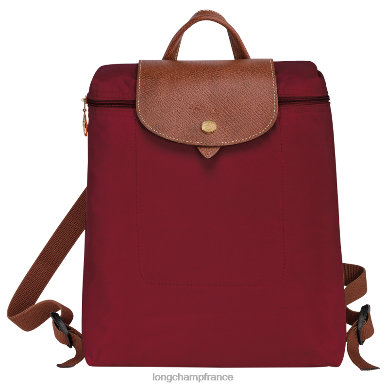 rouge femmes sac à dos le pliage original Sacs Longchamp Z6ZTP443