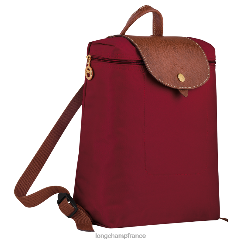 rouge femmes sac à dos le pliage original Sacs Longchamp Z6ZTP443